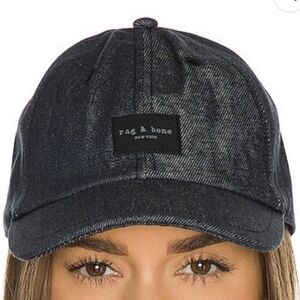 RAG & BONE New York Indigo Addison Denim Cap Unisex, Adjustable NWT
